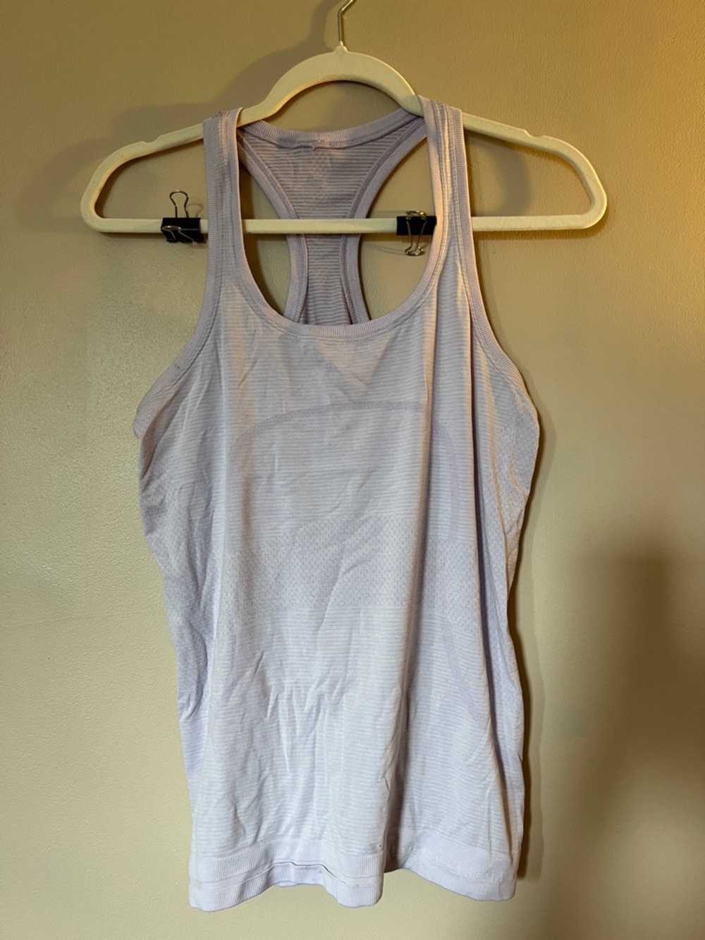 lululemon athletica Soft Lavender Racerback Tank Top